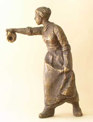 Woman Making Lye